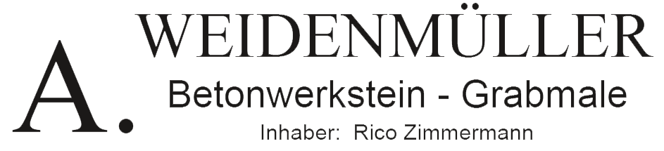 Schwarzes Logo Firma Weidenmüller